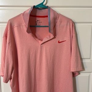 Red Nike XXL Dri Fit Polo